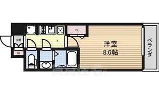 プレサンス大須観音ディオ【8階】の間取り