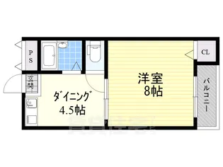 ハイツハーベスト2【406号室】の間取り