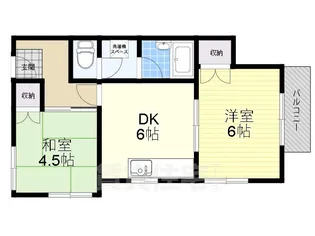 シャトー曽根東【2階】の間取り