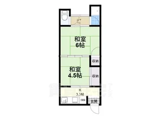 奈良県御所市末広町【アパート】の間取り