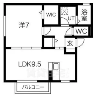 サニーコートN【1階】の間取り
