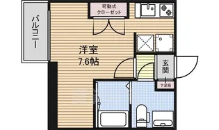 ライブコート丸の内【7階】の間取り
