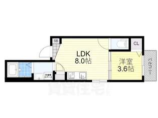 F asecia Reine【1階】の間取り