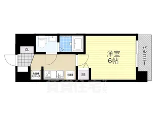 エグゼ大阪NORTHゲート【4階】の間取り
