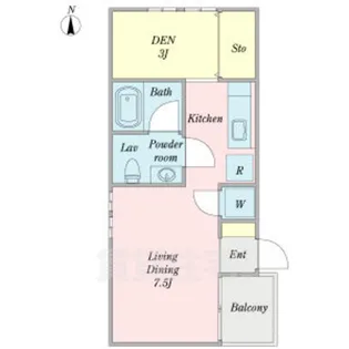 コレクション新瑞橋【2階】の間取り