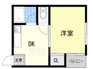 アビリティ住吉【4階】の間取り