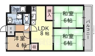 ベルパーク三陽【2階】の間取り