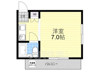 パレ山手【2階】の間取り