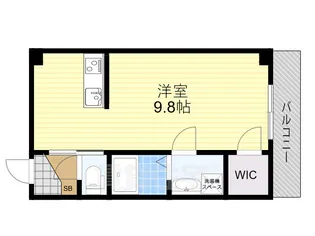大阪府大阪市住吉区杉本1丁目【マンション】の間取り