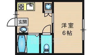 京都府京都市伏見区深草石橋町【アパート】の間取り