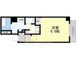 クレアート大阪トゥールビヨン【5階】の間取り