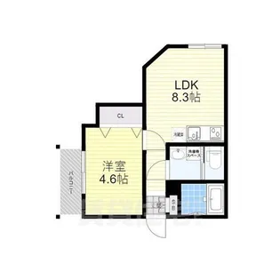 CASA杭瀬南【2階】の間取り