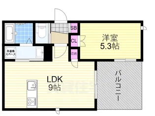 ヘーベルメゾン花川【1階】の間取り