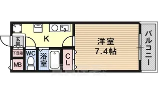 フォレスト・グリーンヴィラ【2階】の間取り