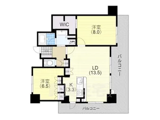BELISTA神戸旧居留地【5階】の間取り