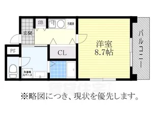 レジデンス千代田【2階】の間取り