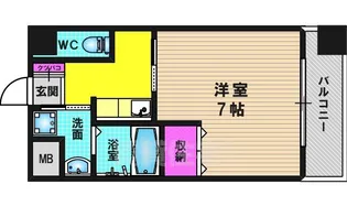 イクスピリオド五条【5階】の間取り