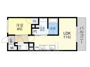 PHOERME TENNOJI EAST【3階】の間取り