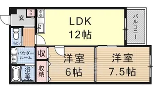 ハートフルマンションVenere【3階】の間取り