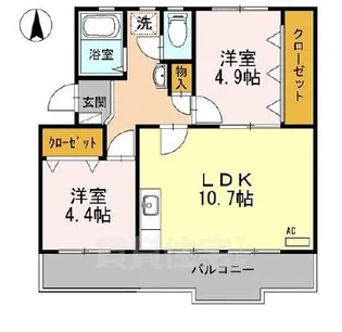 ロイヤルマンション1号棟【1階】の間取り