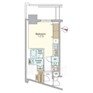ジオエント西宮北口【10階】の間取り