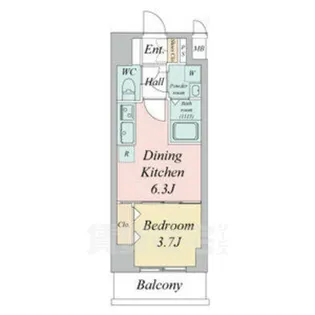 エスリードレジデンス東別院マークス【9階】の間取り