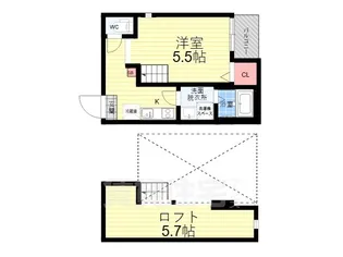 オリオンテラス【1階】の間取り