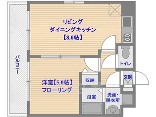 ベリーズ高砂【7階】の間取り