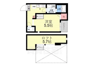オリオンテラス【1階】の間取り