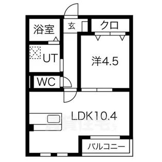 DELA松原【1階】の間取り