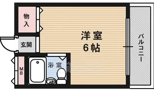 シャトー第二平野【1階】の間取り