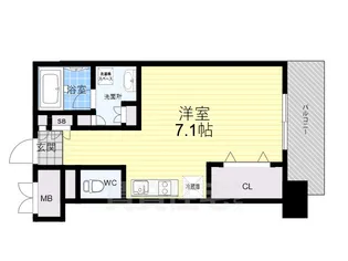 ジオエント西宮北口【10階】の間取り