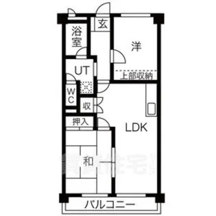 シャトーユキ【1階】の間取り