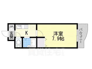 大阪府堺市中区東山【マンション】の間取り