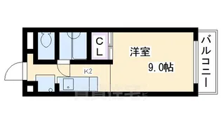 フェニックス堀川2【2階】の間取り