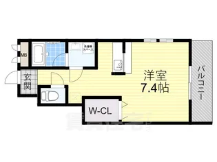 大阪府堺市西区鳳西町2丁【アパート】の間取り