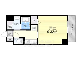 リュクス尼崎駅前【4階】の間取り