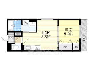 クリエオーレ上島町【3階】の間取り