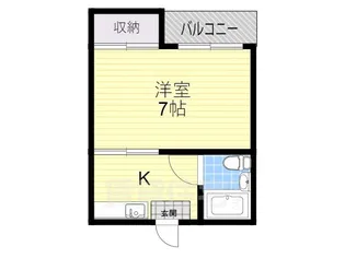 OMレジデンス萱島【3階】の間取り