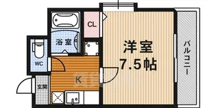 More五条【5階】の間取り