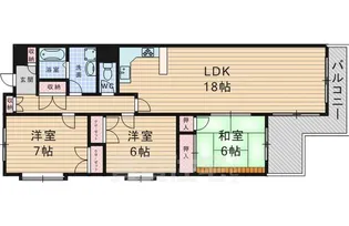 グレインヂ泉丘【3階】の間取り