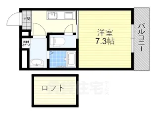 大阪府堺市堺区甲斐町西3丁【マンション】の間取り