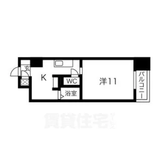 プリマヴェール名駅シュール【7階】の間取り