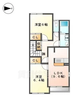 パークヒルズ城土【2階】の間取り