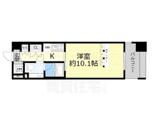 デュオン新大阪レジデンス【5階】の間取り