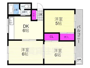 乾ハイツ【1階】の間取り