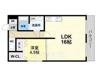 中本ビル【3階】の間取り