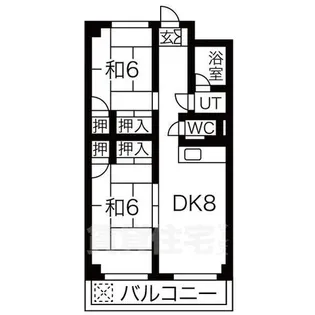 2DKの間取り画像