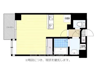 福岡県福岡市中央区荒戸1丁目【マンション】の間取り