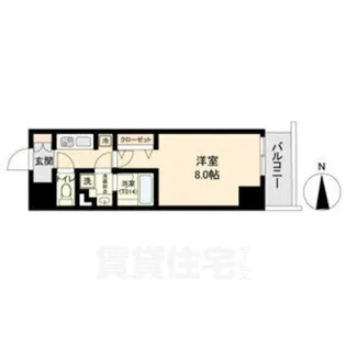 ブランシエスタ金山【14階】の間取り